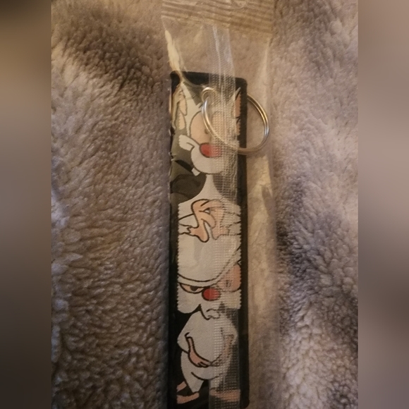 Pinky & the Brain Jet Tag Keychain - Picture 2 of 3